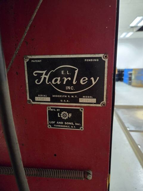 E.L. Harley and Lof and Sons nameplates